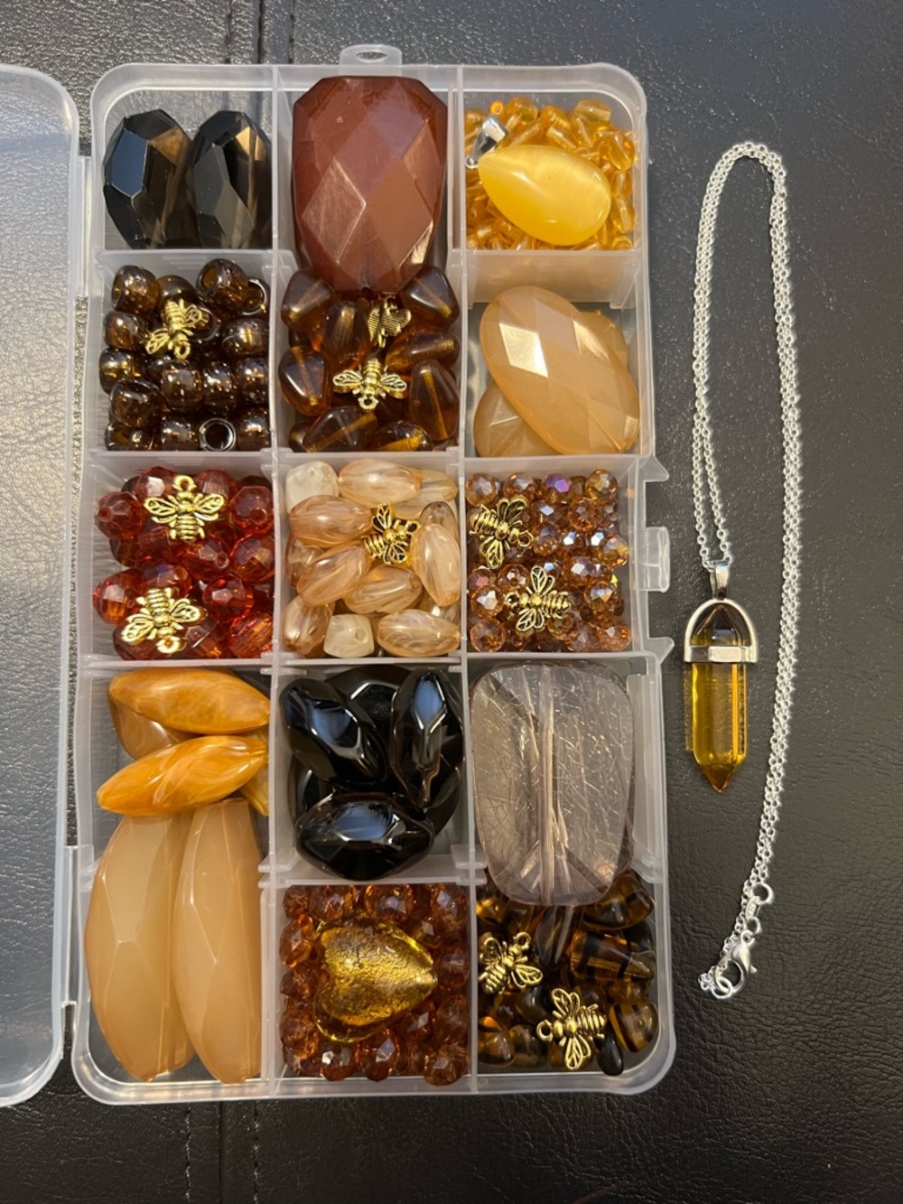 Craft Beads, PURE HONEY - NOT STICKY, Jewelry Supplies, loose bulk beads